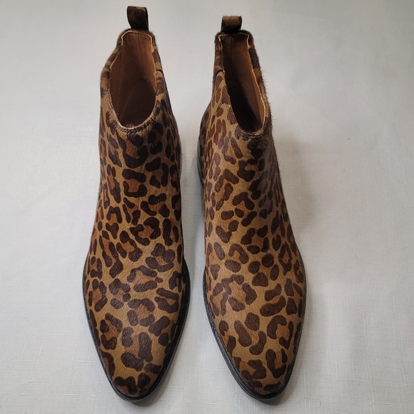 Via Spiga Women's Emelin Leopard-Print Ankle Booties - Brown